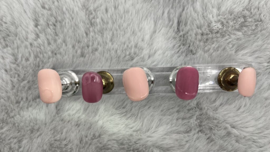 ハードラインジェルでデザインをした時の写真